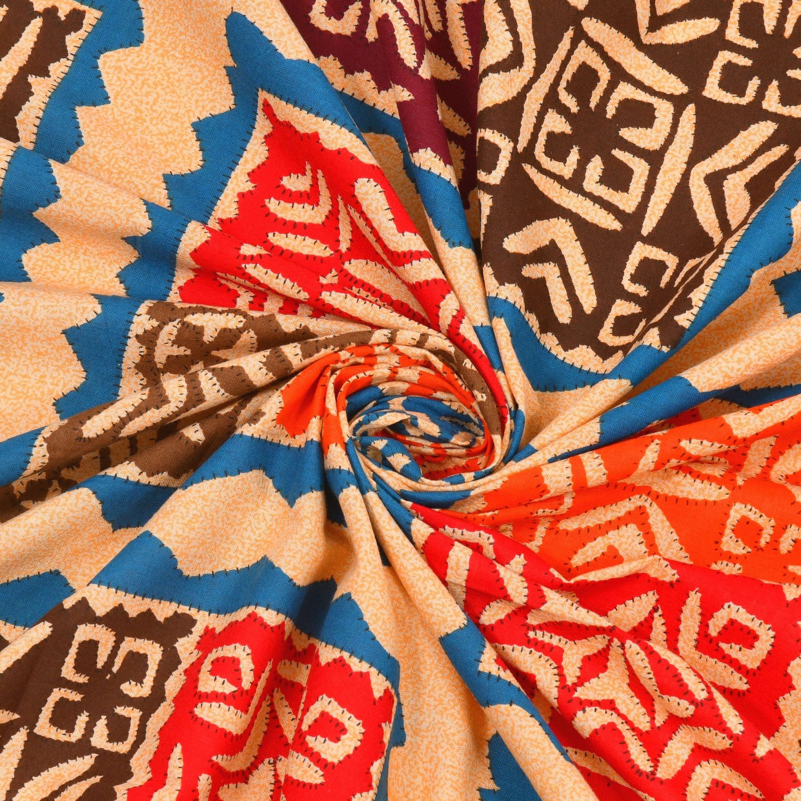 Rajasthani Traditionally Printed Cotton Doublebed Bedsheet With Pack of 2 Pillow Covers - Image 4