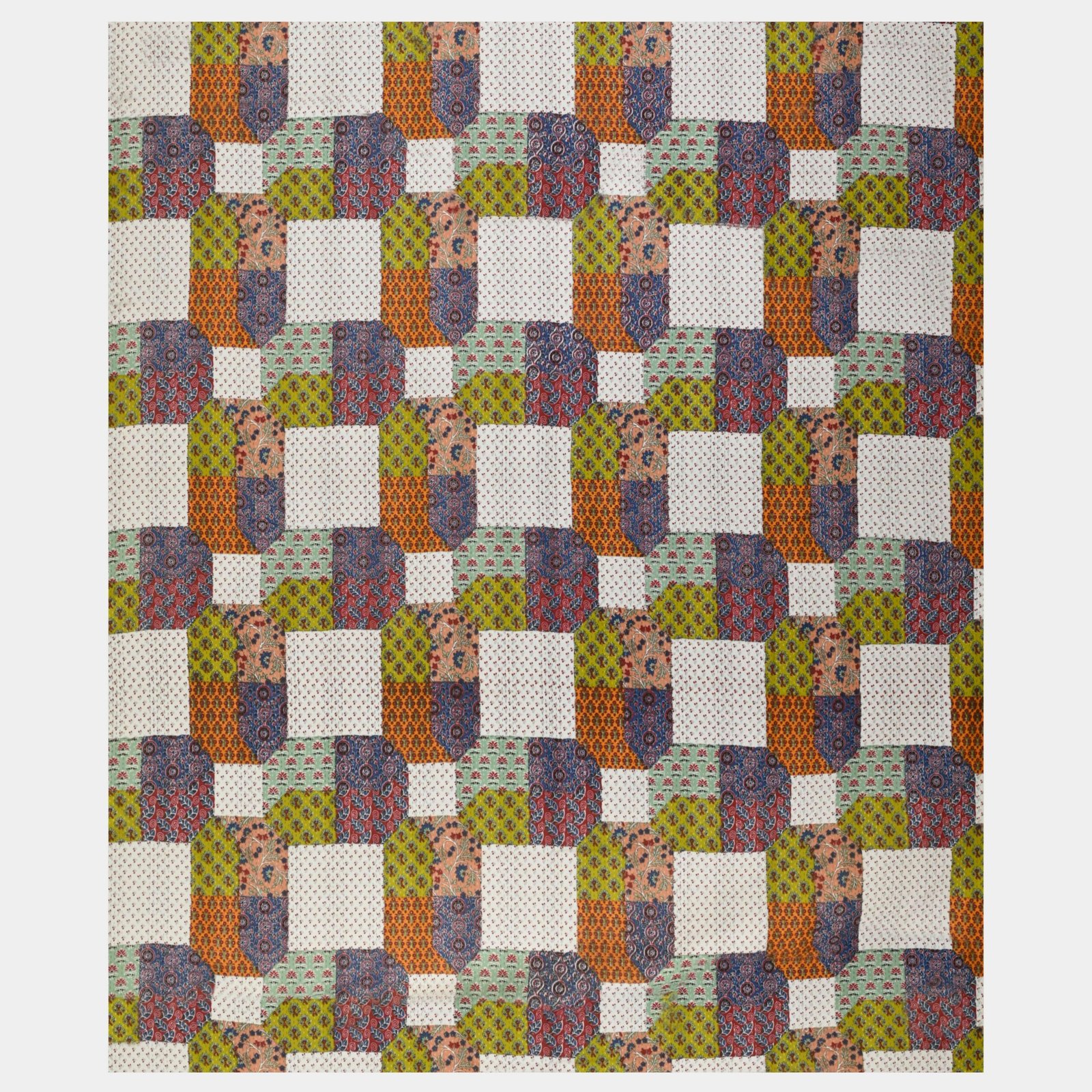 Rajasthani Traditionally Printed Cotton Doublebed Bedsheet With Pack of 2 Pillow Covers - Image 5